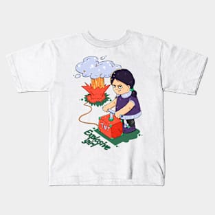 Explosive girl Kids T-Shirt